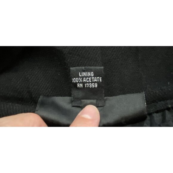 LINDA ALLARD Ellen Tracy Women Wool Maxi Pencil Skirt Sz 4 Black Career 59-6 - Picture 12 of 13